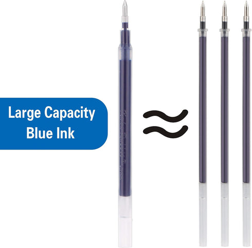 Gel Ink Rollerball Stylus Pen, 18 Pack, 1.0mm Bold Point, 2 in 1 Capacitive Stylus, Smooth Writing for Office