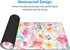 Pink Floral Desk Mat, XXL Mouse Pad, Christmas Gifts, Desk Accessories for Women, Office Decor, 11.8 x 31.5 Inches