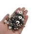 HAHIYO Furniture Connector Cam Lock Fittings Dowel Flat Back Fastener Table Side Knock