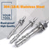 1/4" X 3-1/4" Concrete Anchor, 304 Stainless Wedge Anchor with Excellent Anti-Rust Performance, 304(18-8) Stainless Steel Concrete Anchors and Screws Kit (10pcs)