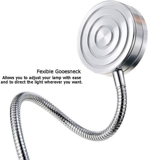 Angle(5W, Wall Mounted Reading Light,Plug in Wall Light Wall Mount Lamp,Wall Reading Light Flexible Light Wall Light