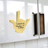 Yellow Fold Write Handy Notes, Hand Shaped Sticky Notes, 90 Sheets