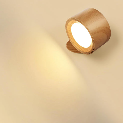 Wall Mounted Lamp LED Wall Lights with Rechargeable Battery Operated, 3 Color