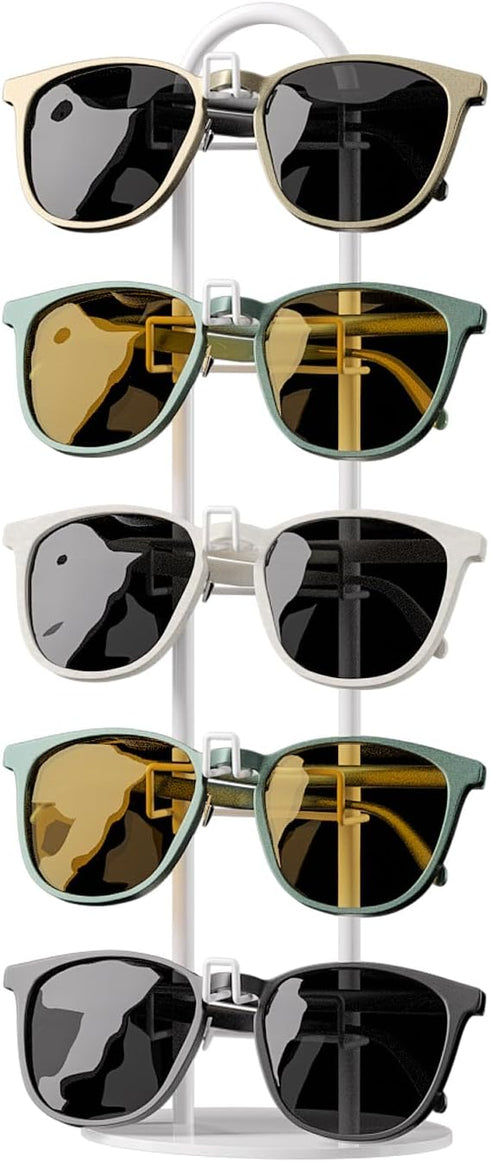Sunglasses Organizer for Women, Glasses Holder, Sunglasses Display, Eyeglasses Rack Metal Frame,