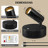Dimmable, 4 Pack) Kimjo Spot Lights Indoor, Wireless LED Spotlight, Uplighting Indoor with Remote and Accent Lighting
