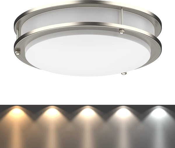 DYMOND LED Ceiling Light Flush Mount Dimmable Adjustable Lighting from Warm White