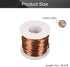 Fielect 1.2mm Inner Dia Magnet Wire Enameled Copper Wire Winding Coil 49.2Ft Length QA-155 2UEW Model Widely Used for A Variety of Motors by Fielect