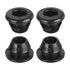 uxcell 10Pcs Rubber Grommets, 8mm Mount Dia for 5mm ID Rubber Hole Plugs, Wiring Grommets for Firewall Protection