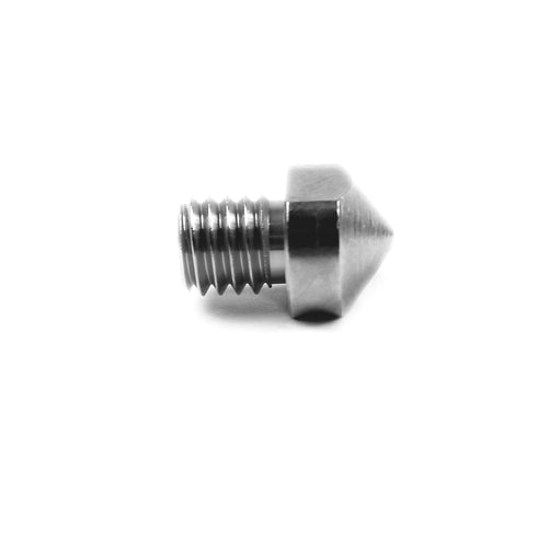 Micro Swiss Brass Plated Nozzle for Robo 3D, Wear Resistant, M6 Thread, 1.75mm Filament (0.4mm)