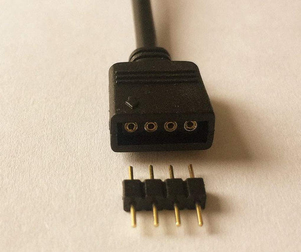 TronicsPros 2pcs 4 2 1 2 5050 3528 2835 12inch, Pin RGB LED Strip Splitter Cable Way to Splitter Connector SMD RGB LED