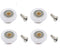 4 Sets Shower Door Rollers Runners Wheels Replacement Part for Bathroom Glass Sliding Door