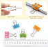 Coideal Smiling Face Binder Clips Medium, 48 Pcs 1 Inch Smiley Metal Paper Clips Clamps Assorted Color with Cute Fun Smile Hollow for Office (25mm) by Coideal