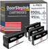 DoorStepInk Remanufactured Ink Cartridge 4 PK for HP 950XL 951XL (Black Cyan Magenta Yellow) Officejet 8600 Pro