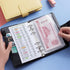 caralin Set 12 of Expense Budget Sheets Money for Cash Ledger Book Double-Sided Writing Use with Cash Envelope