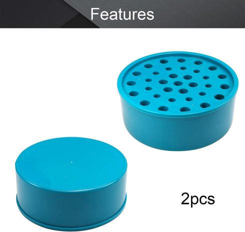 Othmro 2Pcs Round Test Tube Rack, Laboratory Centrifuge Tube Holder, 5.5cm x 14cm