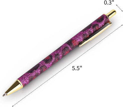 WY WENYUAN Personalized Fine Point Smooth Writing Pen - Bulk Ballpoint, Flair Colorful, Black Ink 1.0 mm for Journaling