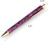 WY WENYUAN Personalized Fine Point Smooth Writing Pen - Bulk Ballpoint, Flair Colorful, Black Ink 1.0 mm for Journaling