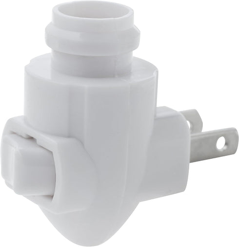 4 Bulb, Pack 4 Projectpak Plug in Night Light Module Includes Watt White Plastic, Great for Making Your Own DIY