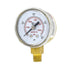 PIC Gauges 501D-UNO-158Q-C 0-4000 PSI, UL Listed, No Oil Pressure Gauge, 1 1/2" Dial, Dual Scale