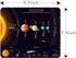 Outer Space Gaming Mouse Pad, Solar System Print, Non-Slip Rubber Mouse Pad for Computers, 9.5 x 7.9 Inch