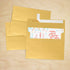 LUXPaper Gold Metallic A7 Invitation Envelopes | Peel & Press | 5 1/4" x 7 1/4" | 80lb Text | 50 Qty