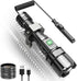 Led Tactical Flashlight, Custom Design XHP70 Picatinny Rail Mount Flashlight Rifle Light