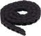 10mm x 10mm Semi Enclosed Type Plastic Towline CNC Machine Tool Cable Carrier Drag Chain Nested Black Ted Lele