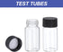 PATIKIL 25 Pack 20ml Clear Glass Vials, Sample Vials with Screw Cap, Leak-Proof Liquid Sample Glass Vial for Lab