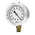 PIC Gauges S201L-254N Pressure Gauge, Bottom Mount, 2.5" Dial, 30"/0 hg Vacuum psi Range, 1/4" Male NPT