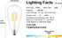 Low Voltage DC 12V/24V 6W LED Bulb, Edison Style ST21 Antique Shape, Warm White Light, 600LM, 3-Pack