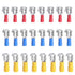 150PCS Piggyback Spade Connectors 22-16 16-14 12-10 AWG Insulated Female and Male Crimp Terminals Assortment