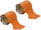 PATIKIL 2.3" x 16.4ft Bulletin Board Border, 2 Pack Scalloped Trim Strips for Locker, Classroom, Cork Poster, Orange