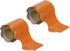 PATIKIL 2.3" x 16.4ft Bulletin Board Border, 2 Pack Scalloped Trim Strips for Locker, Classroom, Cork Poster, Orange