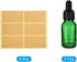 PATIKIL 15ml Glass Dropper Bottle, 2Pcs Leakproof Essential Oils Sample Container with Eye Dropper & 6 Labels