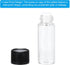 PATIKIL 50 Pack Essential Oil Bottles, 5ml Clear Glass Bottles with Orifice Reducer, Sample Vial Storage Container