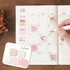 Beverly FS-098 Sticky Notes, Marumi Relaxing Bouquet, Petite Size