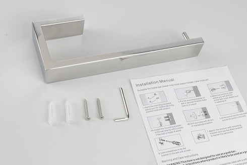 TocTen Hand Towel Holder, SUS304 Stainless Steel Bathroom Towel Rack, 9 Inch Heavy Duty