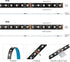 2835SMD WS2811 9.8FT DC24V 108LED/m 18Pixels/m 8mm BTF-LIGHTING IC RGB Chasing Color LED Strip Light Width Flexible