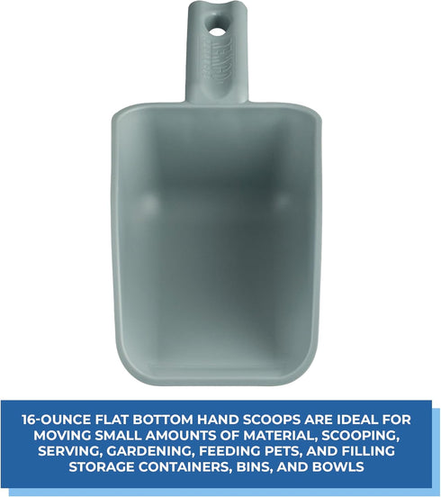 Vikan Remco 630088 Color-Coded Plastic Hand Scoop, BPA-Free Food-Safe Kitchen Utensils, Restaurant and Food Service
