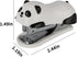 Cute Panda Mini Desktop Stapler, Home Stapler with 1000 Staples