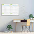 JILoffice 2 Month Magnetic Dry Erase Calendar Whiteboard, 36 x 24 Inch, Wall Mounted