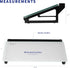 VIVO 16 x 7 inch Desktop Whiteboard with Marker Slot, Non-Streak White Surface, Black Frame