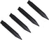 4 PCs Plastic Spikes for Solar Flame Torch Lights, Replacement ABS Ground Stakes