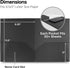 Dunwell Plastic Folders with Pockets (Black, 3 Pack), Durable Acid-Free Poly 2 Pocket Folders for School or Office