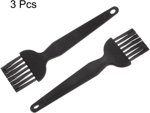 3pcs Anti-Static Cleaning Brush 25x33mm PV Plastic Conductive Bristles for PCB, Laptop, and Electronic Devices