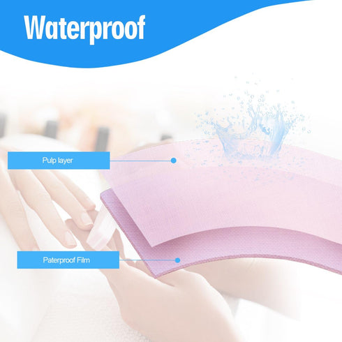 Volokitx 90-Pack (13" 18") Disposable Dental Bibs x Pink Absorbent Surface Bibs with Waterproof Backing for Tattoo