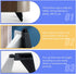 2pcs Luxshiny Aluminum Alloy Furniture Heightening Feet Anti-Slip Cabinet Legs with Scratch-Resistant Base Adjustable