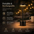 Lecordh 2 Pack, Dimming, Cordless Table Lamp Rechargeable LED Table Lamps with Touch Battery Operated Portable Lamps