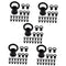 Veemoon 100 Pcs Strong Ring Hanging Light Hook Ceiling Hook for Chandelier Ceiling