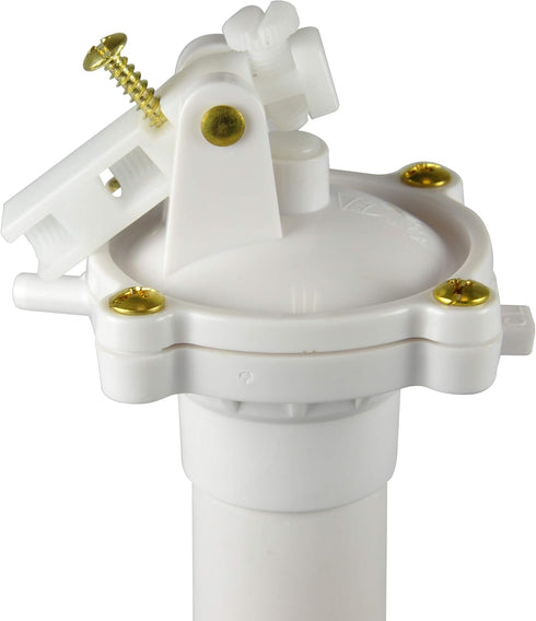 Danco 80816 Complete Toilet Repair Kit, White Fill Valve, Flapper, Rod, Float Replacement